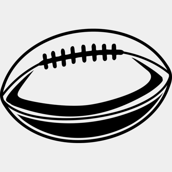 American Football   Clipart 5 Thumbnail