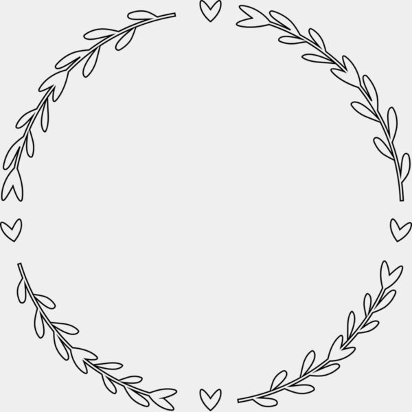 Floral Wreath Frame Thumbnail