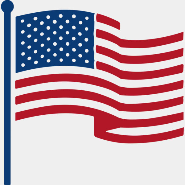 US Flag in Pole Thumbnail