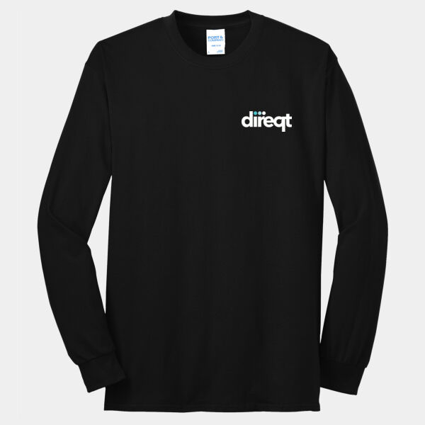 Crest Print Color Logo - Long Sleeve Core Blend Tee Thumbnail