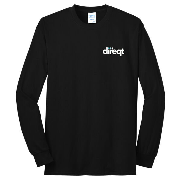 Crest Print Color Logo - Long Sleeve Core Blend Tee Thumbnail