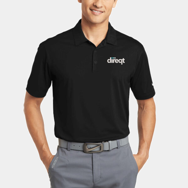 Embroidered Color Logo  - Dri FIT Vertical Mesh Polo (low stock alert) Thumbnail