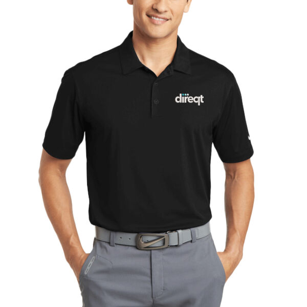 Embroidered Color Logo  - Dri FIT Vertical Mesh Polo (low stock alert) Thumbnail