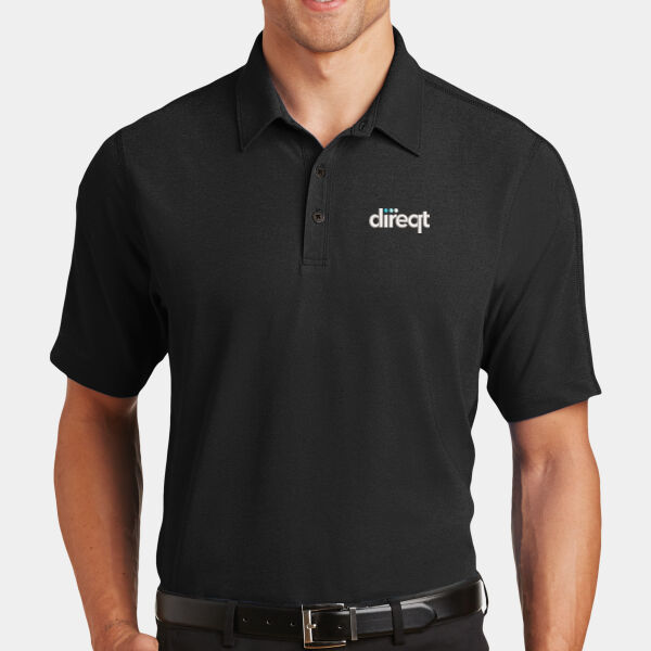 Embroidered Color Logo  - Onyx Polo Thumbnail