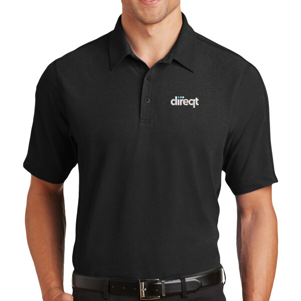 Embroidered Color Logo  - Onyx Polo Thumbnail