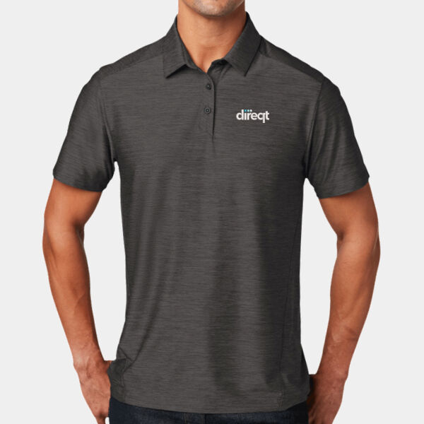 Embroidered Color Logo  - Slate Polo Thumbnail