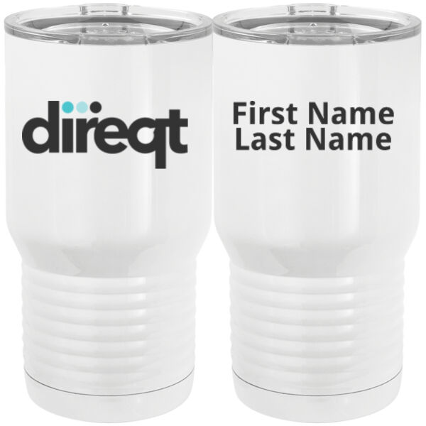 Personalized  - 20 oz. Tall Stainless Steel Vacuum Insulated Tumbler White Thumbnail