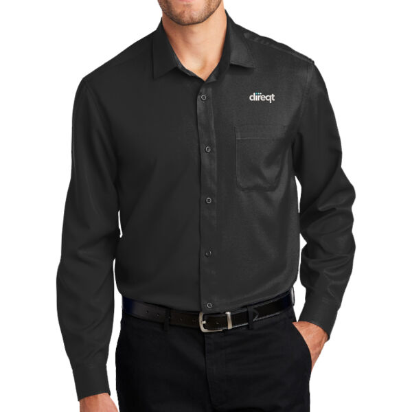 Embroidered - Long Sleeve Performance Staff Shirt Thumbnail