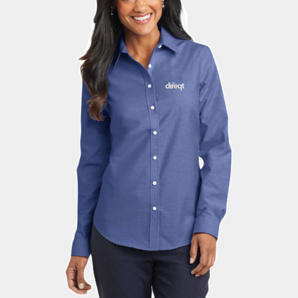 Embroidered - Ladies SuperPro  Oxford Shirt Thumbnail