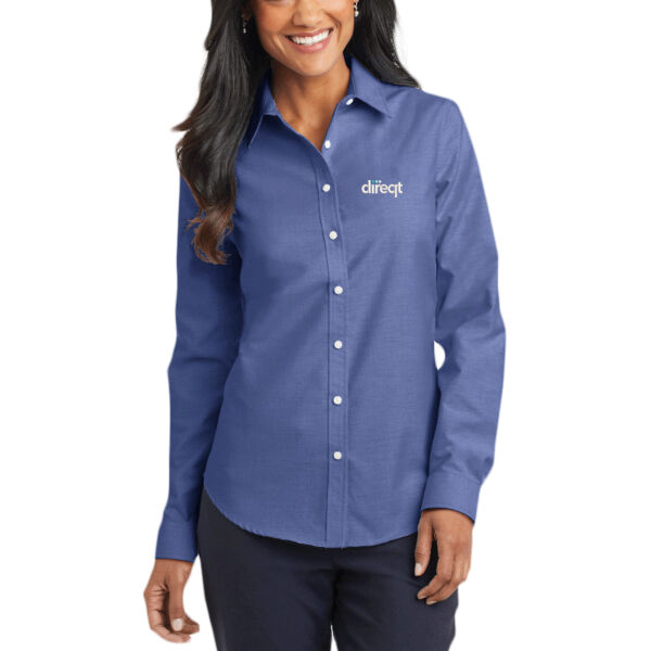 Embroidered - Ladies SuperPro  Oxford Shirt Thumbnail