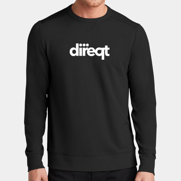 Full Print White Logo - Luuma Flex Long Sleeve Crew Thumbnail