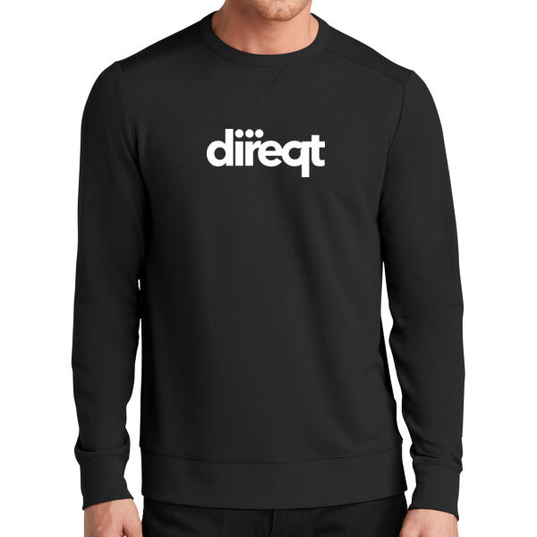 Full Print White Logo - Luuma Flex Long Sleeve Crew Thumbnail