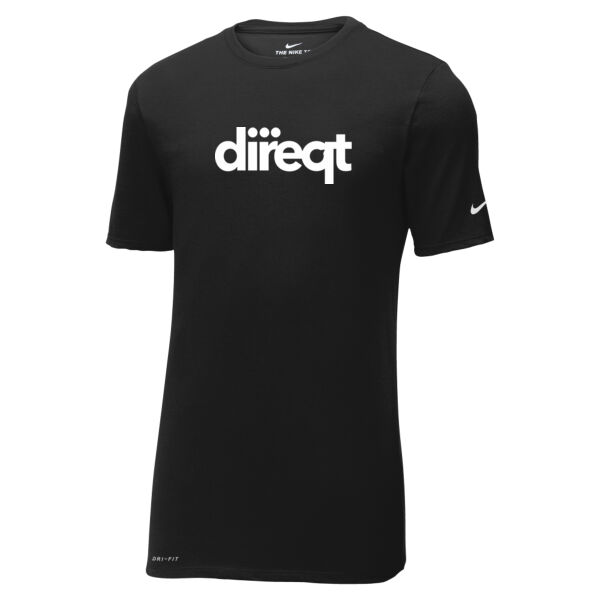 Full Print White Logo - Dri FIT Cotton/Poly Tee Thumbnail