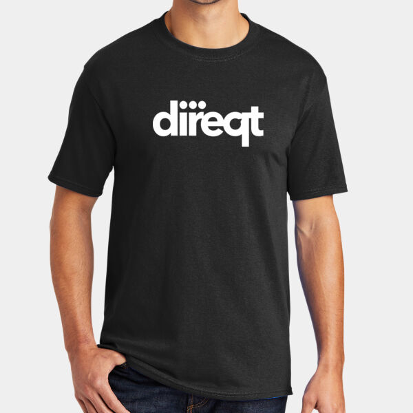 Full Print White Logo - Core Blend Tee Thumbnail