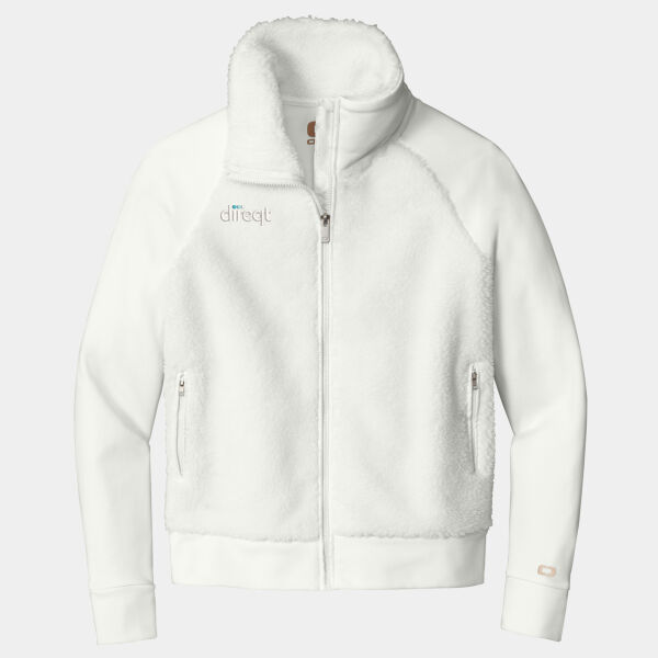 Emroidered - Ladies Luuma Sherpa Full Zip Thumbnail