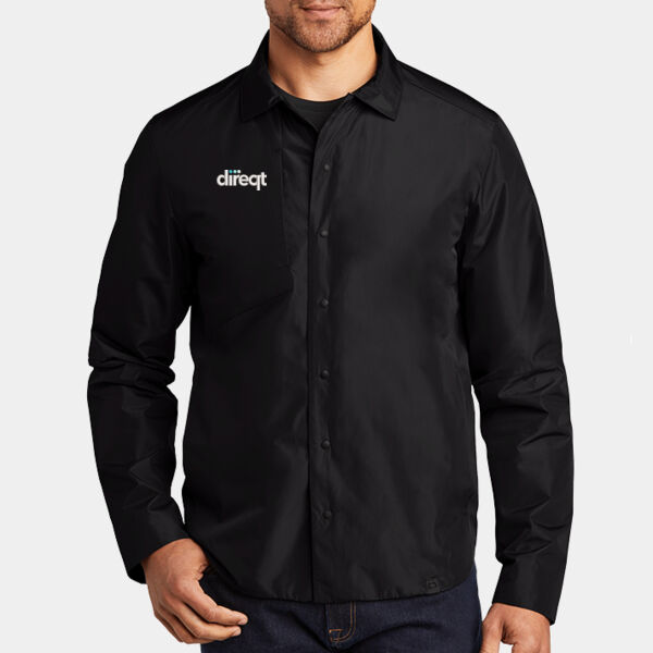 Emroidered - Reverse Shirt Jacket Thumbnail