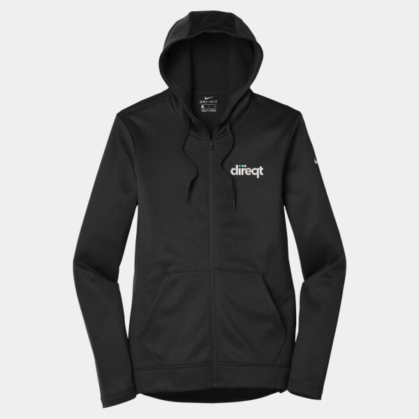 Emroidered - Ladies Therma FIT Full Zip Fleece Hoodie Thumbnail