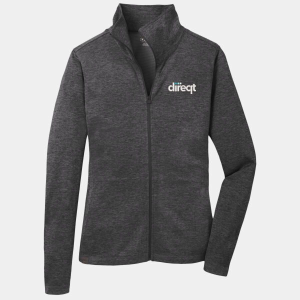 Emroidered - Ladies Pixel Full Zip Thumbnail