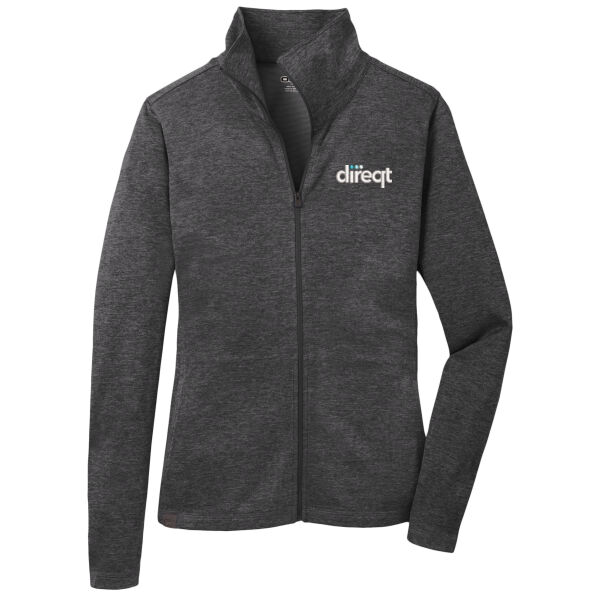 Emroidered - Ladies Pixel Full Zip Thumbnail