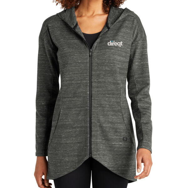 Emroidered - Ladies Flux Full Zip Hoodie Thumbnail