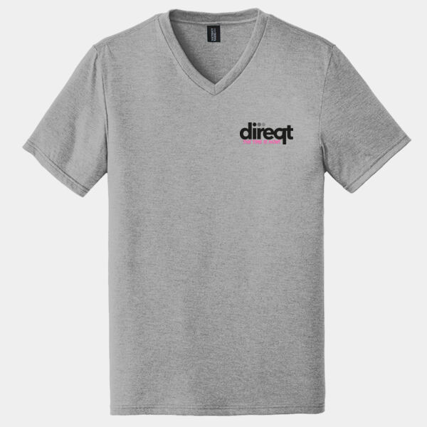 Printed The Time is Now - Perfect Tri ® V Neck Tee Thumbnail