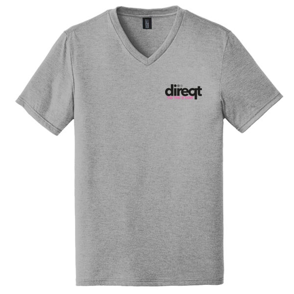 Printed The Time is Now - Perfect Tri ® V Neck Tee Thumbnail