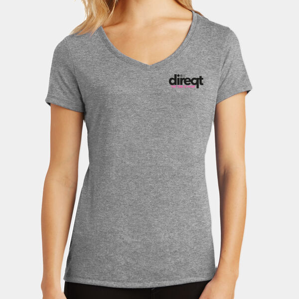 Printed The Time is Now - Women's Perfect Tri ® V Neck Tee Thumbnail
