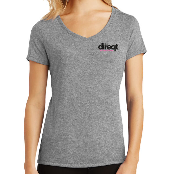 Printed The Time is Now - Women's Perfect Tri ® V Neck Tee Thumbnail