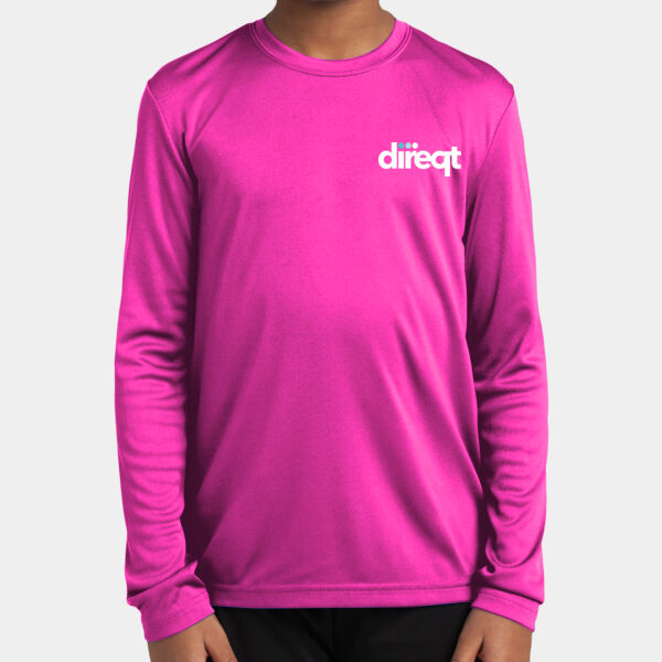 Direqt Printed  - Youth Long Sleeve PosiCharge ® Competitor™ Tee Thumbnail