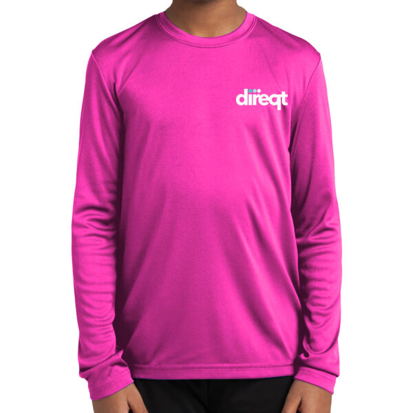 Direqt Printed  - Youth Long Sleeve PosiCharge ® Competitor™ Tee Thumbnail