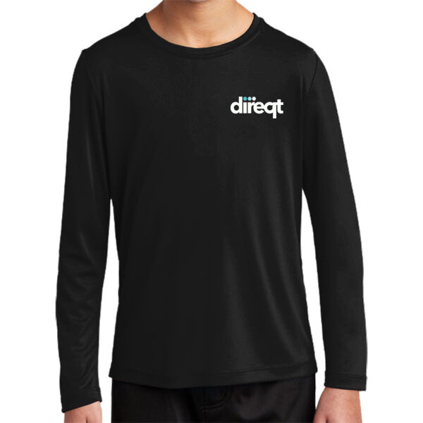 Direqt Printed  - Youth Posi UV ® Pro Long Sleeve Tee Thumbnail