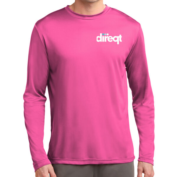 Direqt Printed  - Long Sleeve PosiCharge ® Competitor™ Tee (low stock alert) Thumbnail