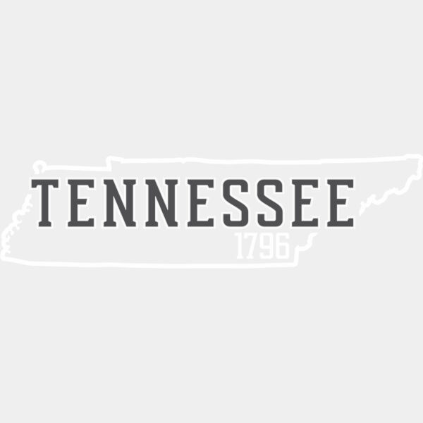 Tennessee Map Outline 1796 Text 1 Thumbnail