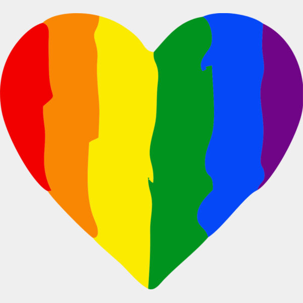 LGBT Gay Pride Rainbow Heart 4 Thumbnail