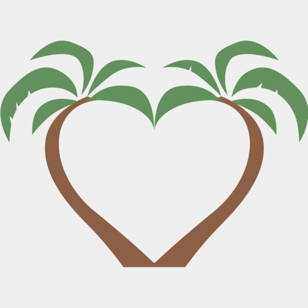 Summer Palm Tree Heart 1 Thumbnail