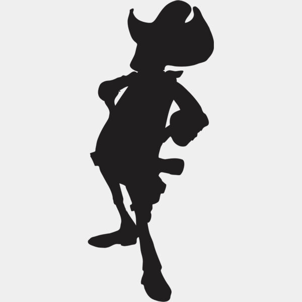 Cartoon Cowboy Silhouette 3 Thumbnail