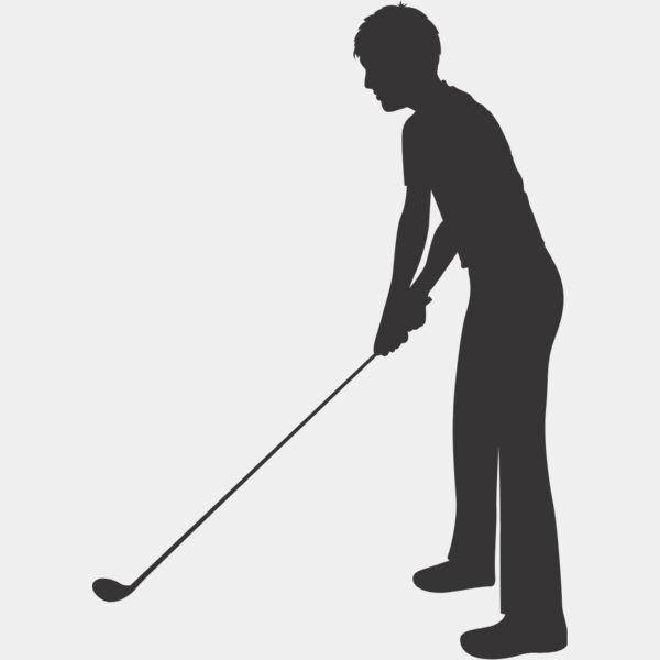 Golfer Silhouette 2 Thumbnail