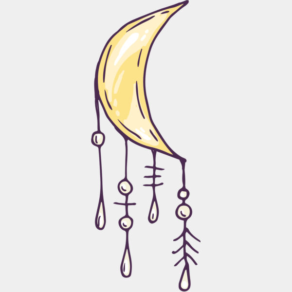 Watercolor Tribal Moon Dream Catcher 1 Thumbnail