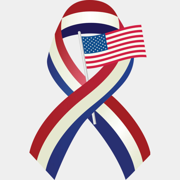 USA America Awareness Ribbon 9 Thumbnail
