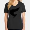 Ladies Core Cotton V-Neck Tee Thumbnail