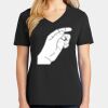 Ladies Core Cotton V-Neck Tee Thumbnail