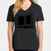 Ladies Core Cotton V-Neck Tee Thumbnail
