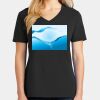 Ladies Core Cotton V-Neck Tee Thumbnail
