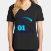 Ladies Core Cotton V-Neck Tee Thumbnail