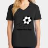 Ladies Core Cotton V-Neck Tee Thumbnail