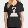 Ladies Core Cotton V-Neck Tee Thumbnail
